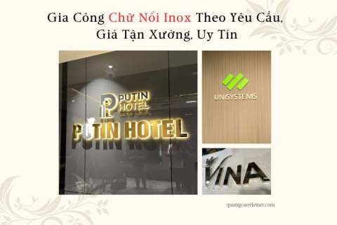 Gia Công Chữ Nổi Inox Theo Yêu Cầu, Giá Tận Xưởng, Uy Tín