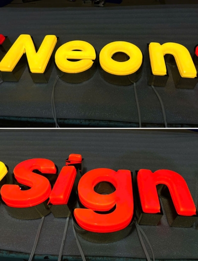 Chữ mica hút nổi ONE Neon