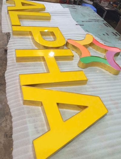 Chữ nhôm có gờ ALPHA