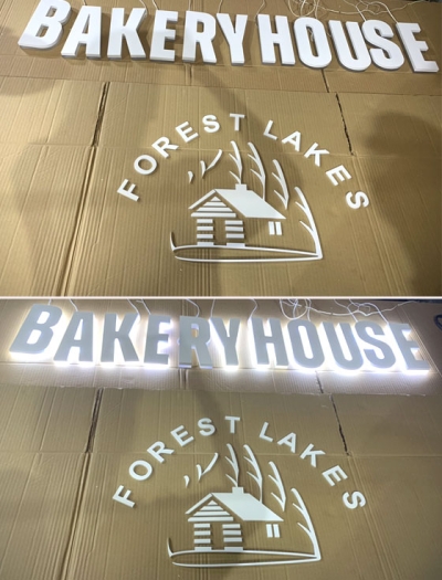 Chữ nổi mica BAKERY