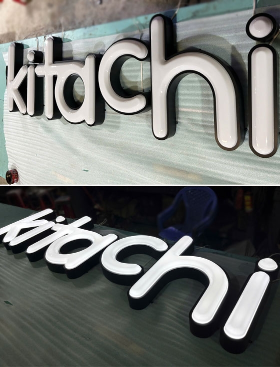 Chữ mica hút nổi Kitachi