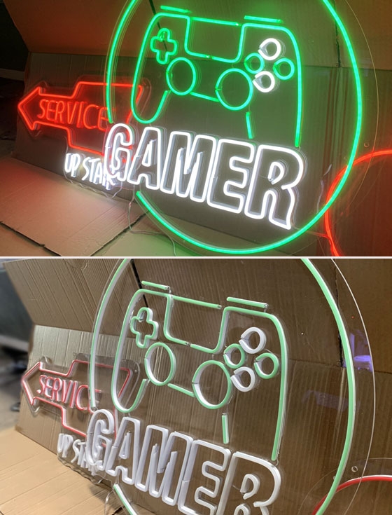 Bảng hiệu led neon khu vực chỉ dẫn